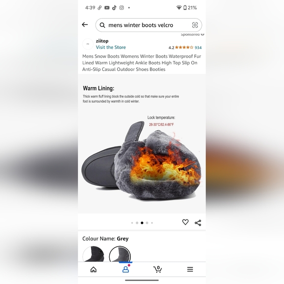 Men's winter boot brand new size 43 or us size 10 - Picture 10 of 10